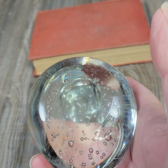 Vintage Art Glass Duck, Bullicante Clear Paperweight - Picture 5 of 5